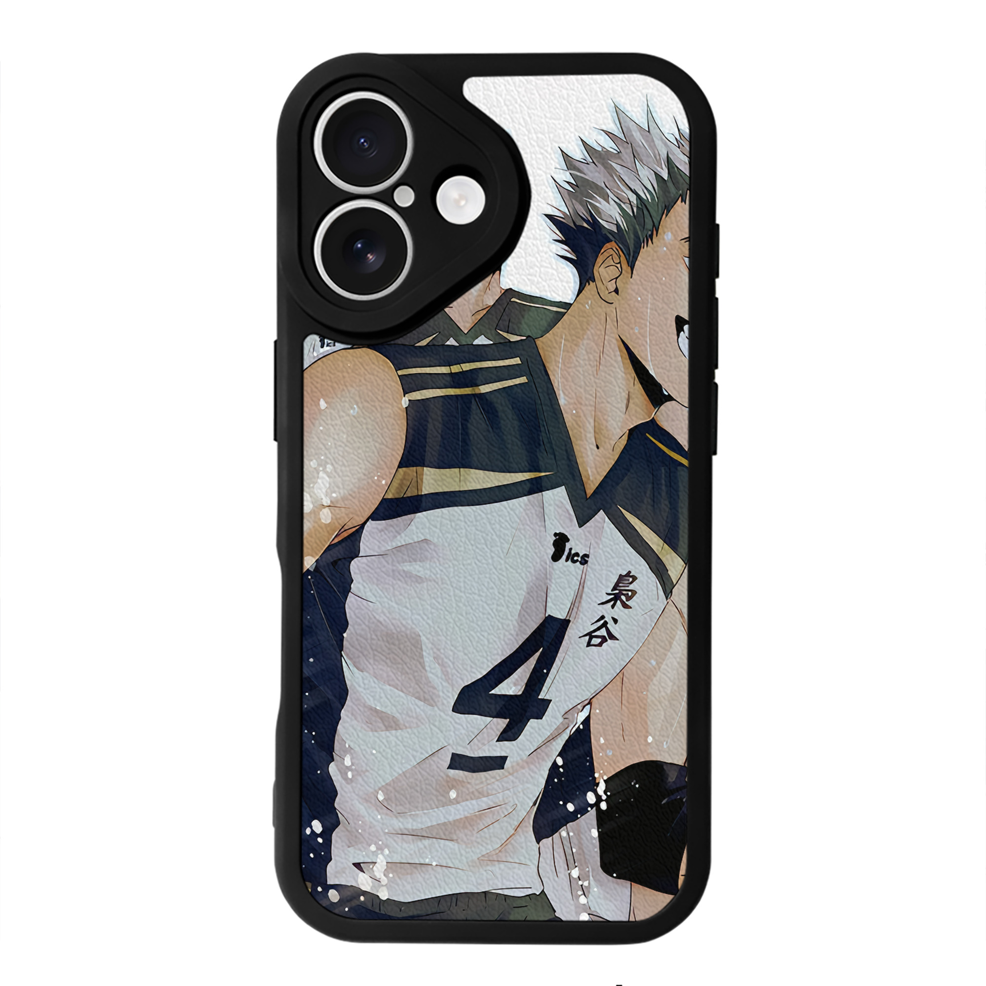 （画像用） ハイキュー!! Haikyu!! 【iPhone 16シリーズ対応】シリコンスマホケース（レザー調） 材質：シリコン